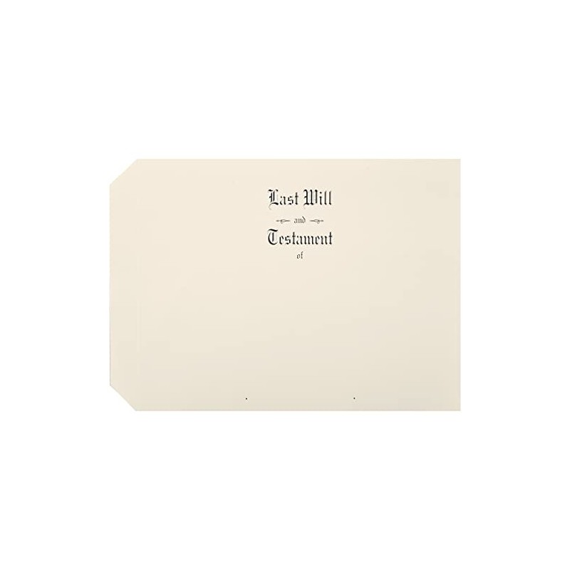 Exhibitindexes® Will Cover #2303 Letter Size