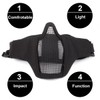 GES Foldable Tactical Half Face Mask Outdoor Mask Protective Mesh