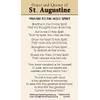 St. Augustine LAMINATED prayer card (5-pack)