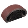 STEBRUAM Sanding Belt 75 x 533 mm,12PCS 80 Grit