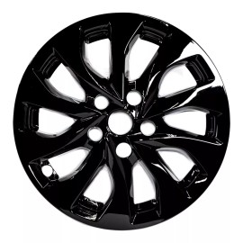 COAST2COAST Gloss Black Wheel Covers Fit 2016-2019 Nissan Sentra S Model