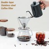 Pour Over Coffee Filter, CHDEXU Stainless Steel Coffee Dripper with