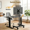 AX WABER Mobile TV Floor Stand for 19-50 inch LCD