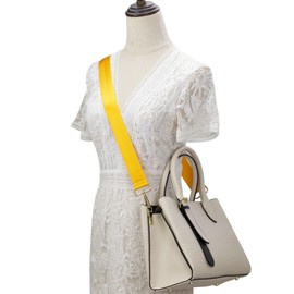 ALLZEDREAM Correa de Hombro Bolso Bandolera Ancho Reemplazable Ajustable, Amarillo