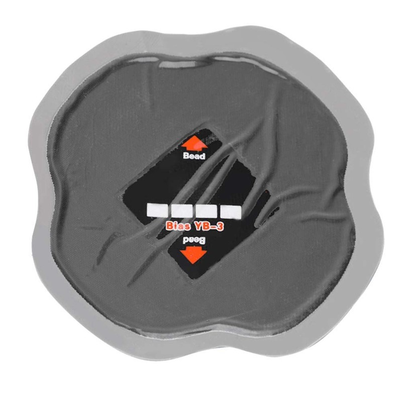Qiilu 10Pcs 115mm Tire Patches Car Natural Rubber Tire Tyre
