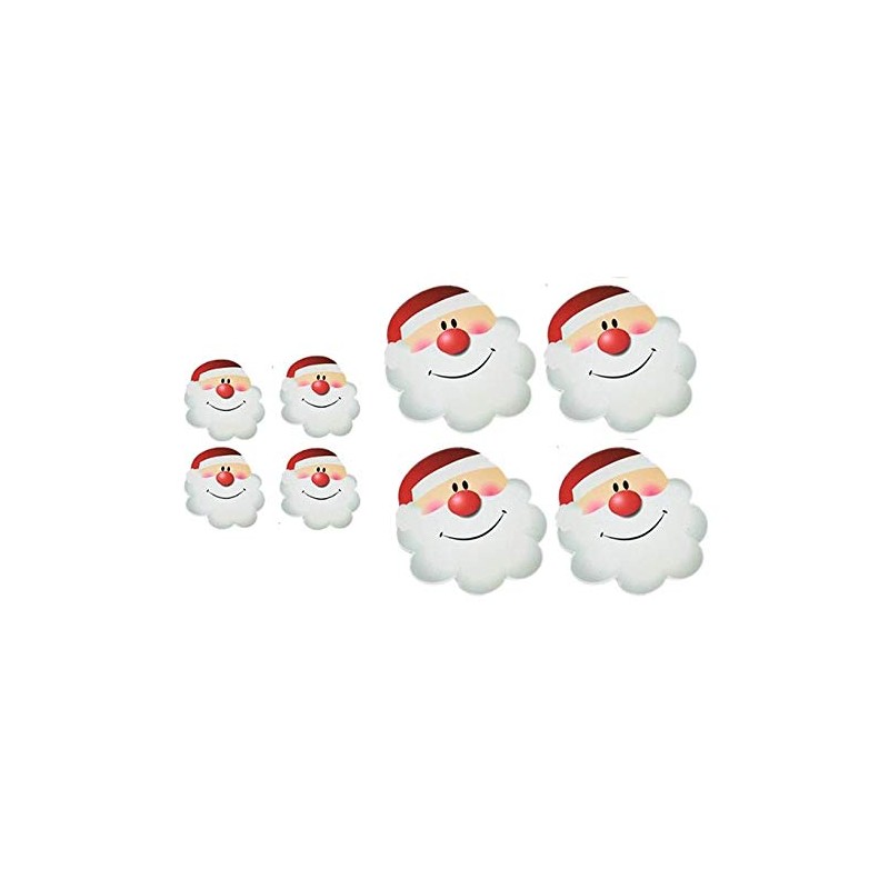 PMS International PVC Placemats & Coasters, Santa Face, Set of