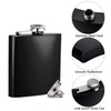 Hillside-Kit Hip Flask Pocket Alcohol Dranking Flask 6 OZ Stainless