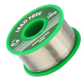 Lead Free Solder Wire, 1MM/0.03Inch Solder Flux, 50g/0.11lb Tin Lead Rosin Core Solder Wire for Electrical Soldering/Plumbing Solder/Stained Glass/Crafts/Jewelry