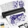 Bagana Tattoo Stencil Printer, 2-in-1 Wireless Bluetooth Thermal Printer for