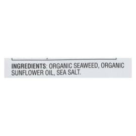 UD_Gimme Organic 0.92 Oz Sea Salt Seasoned Irish Sea Moss Wrap N' Roll Roasted Seaweed in Kosher Case of 10 in Bag Packaging