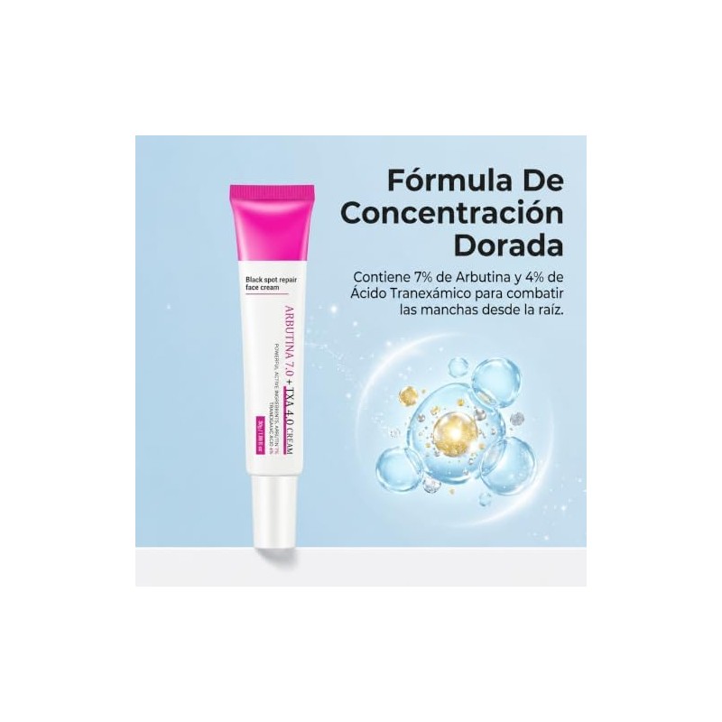 Arbutina 7% y Ácido Tranexámico 4% Face Cream