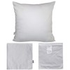 4-Pack Cotton Comfortable Solid Decorative Throw Pillow Case Square Cushion