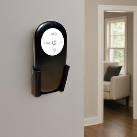 Fan Remote Holder Wall Mount for Home Decorators Merwry, Levanto, Petersford, Federigo Models Ceiling Fans – 13431102701301, DL-4112T-01, 2A767-DL-4112T-01 with Command Strip – Remote Not Included