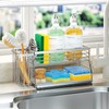 SWTYMIKI Kitchen Sink Caddy Organizer - 2 Tier Sponge Holder