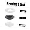 Operitacx Toilet Tank Gasket Kit with Rubber Seal Ring Inlet