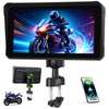 CAMECHO 6 Inch Wireless Motorcycle Carplay Android Car, IP68 Waterproof