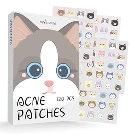 Cute Hydrocolloid Pimple Patches 20 Styles (120 Count) | Salicylic Acid & Tea Tree Oil | Covers Zits & Blemishes | Hydrocolloid | Absorbs Skin Secreti