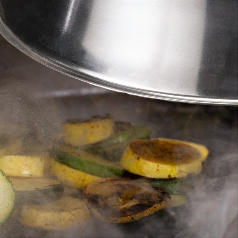 BLACKSTONE Blackstone 1780 12 Round Basting Cover, Stainless Steel