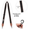 LEMEDE Adjustable Wide Purse Strap Leather ends Replacement Handbag Purses