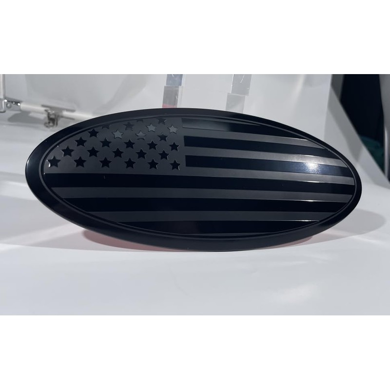 CONGCONG fit Ford Emblem, 9.5 inch Overlay Front Grille Tailgate