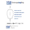 E&E Medical Supplies Ltd. 1Pc Urine Leg Bag 500ml Short
