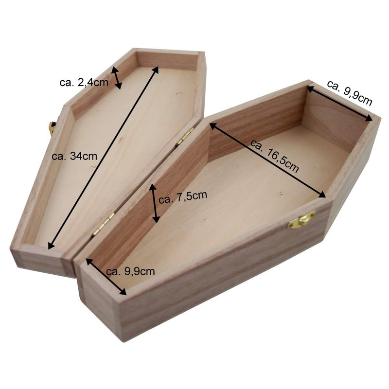 PrimoLiving petbye Wooden Small Animal Coffin Natural - Size M