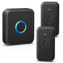 Wireless Doorbell 1000ft Range, Loud Waterproof Door Bell with 60 Melodies