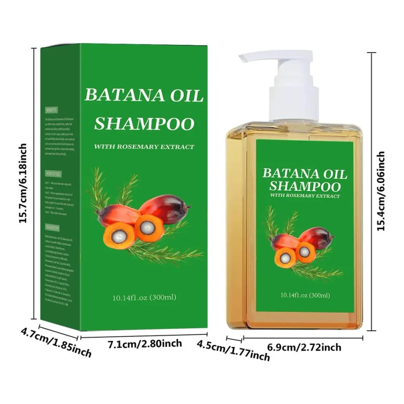 Champú De Aceite De Batana 300ml, Champú Para Dar Volumen