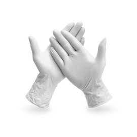 VENSALUD | Disposable LATEX Gloves | Powder Free | Resistant and Comfortable | For Laboratories, Sanitary, Kitchen, Tattoo Studios, Veterinary, Cleaning, Examination | 100 pcs. | White | Size L