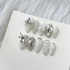 Pixie Full Stone Handmade Nail Tips - Clear ver /