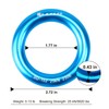S.E.PEAK 25kN Aluminum Rappel Ring, Perfect Tension O-Ring, Connection Ring