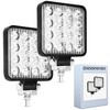 Didarenba LED Work Light 12 V 24 V 2 Pieces