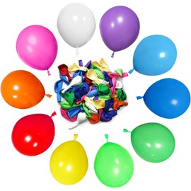 Mr. Gadget's Solutions 50-Pack Assorted 12-Inch Latex Balloons – Vibrant Multicolored Party Balloons for Kids, Birthdays, Weddings, and Rainbow-Themed Celebrations – Premium Quality, Helium-Grade