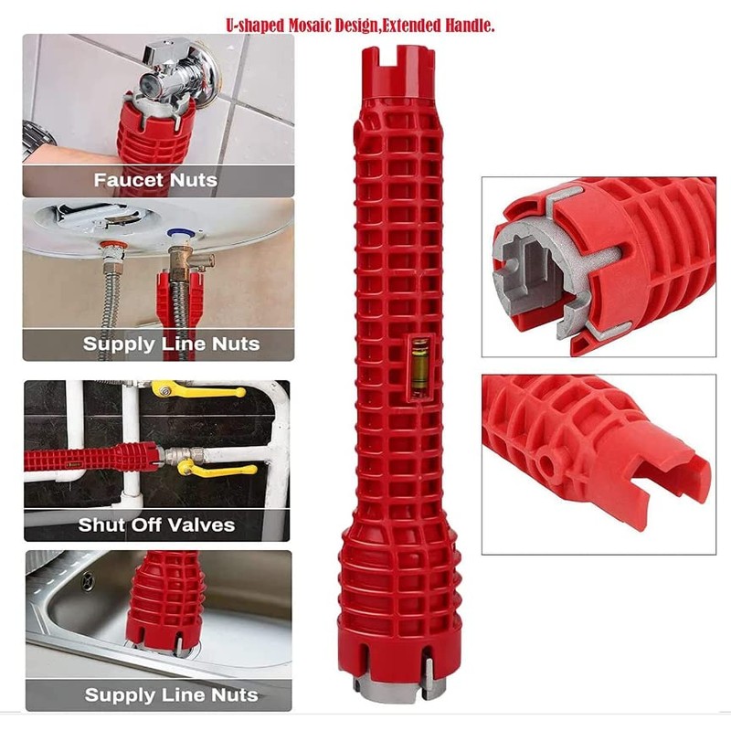 Vellichor Europe 8-in-1 Faucet Wrench Tool - Sink Installer |