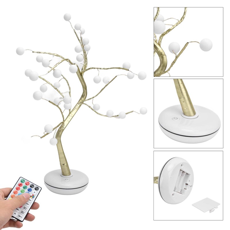 Tree Lamp 36leds USB Powered Or Battery Powered Remote Control