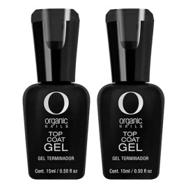 Duo Top Coat Organic Nails Finalizador Para Uñas 15ml Cu Color Transparente                                                                           
