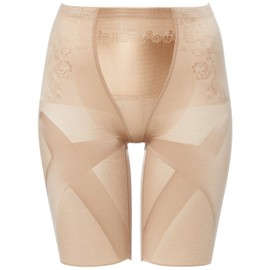 Wing/Wacoal KQ0823 Girdle, Walking Exercise, Full Long Length, Slimming Pants, cinnamon brown