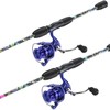 Sougayilang Fishing Rod Combo, 2-Piece Graphite & Fiberglass Spinning Rod