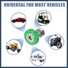 INFINAUTO 20 Pcs Motorcycle Green Fender Bumper Washer Bolt Nut