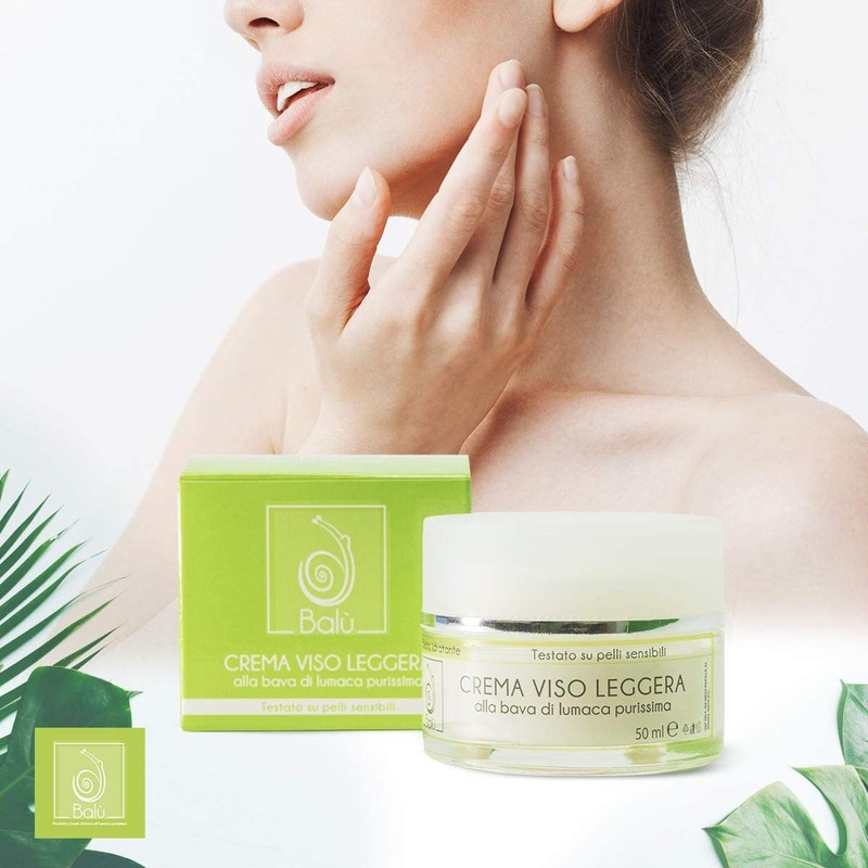 Balù Pure Snail Slime Light Moisturising Anti-Ageing Face Cream Acne