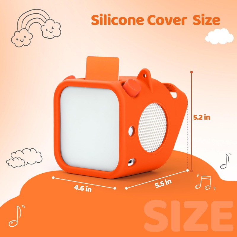 Protective Cover Carrying Silicone Case Compatible with Yoto Player 3rd