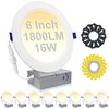 HiBay 8 Pack 6 Inch Canless LED Recessed Ceiling Light,