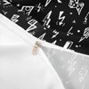 Homewish Lightning Duvet Cover Set Hand Drawn Doodle Lightning Bolt