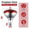 VIHOSE 8 Pack Infrared Heat Lamp for Chickens 250watt 120v