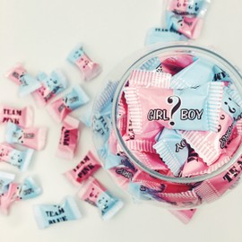 Buttermints - 13 oz. Bag - Approximately 100 Individually Wrapped Mints (Baby Reveal)