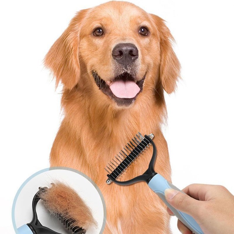 Dematting Comb for Dog & Cat – Pet Deshedding Tool