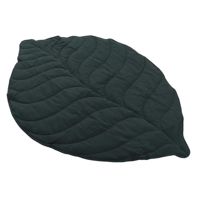 Leaf Shaped Rug Multipurpose Soft Comfortable Special Shaped Baby Crawling