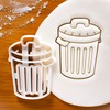 Set of 3 Trash Cutters (Trash Bin, Garbage Truck, Wheelie