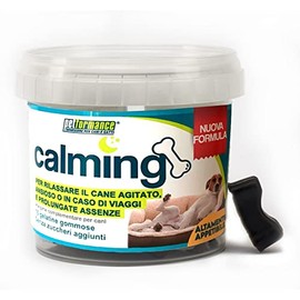 Calming Calming Dog Supplement 100% Natural for Restless and Hyperactive Dogs - No Contraindications - 18 Comfortable Chewing Gelatins, Promotes Dog Calm for Cars
