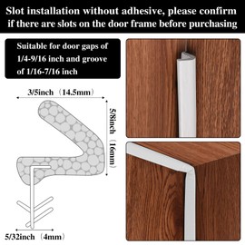 Bouiexye White Door Weather Stripping Soundproof Dustproof Door Seal Strip 26 Feet for Doors and Windows Frame Replacement V-Shaped Q Foam Card Slot Installation Seals